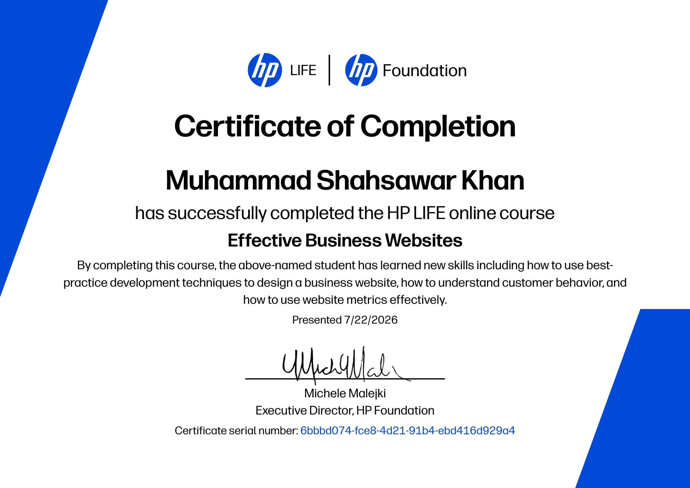 Effective Business Websites