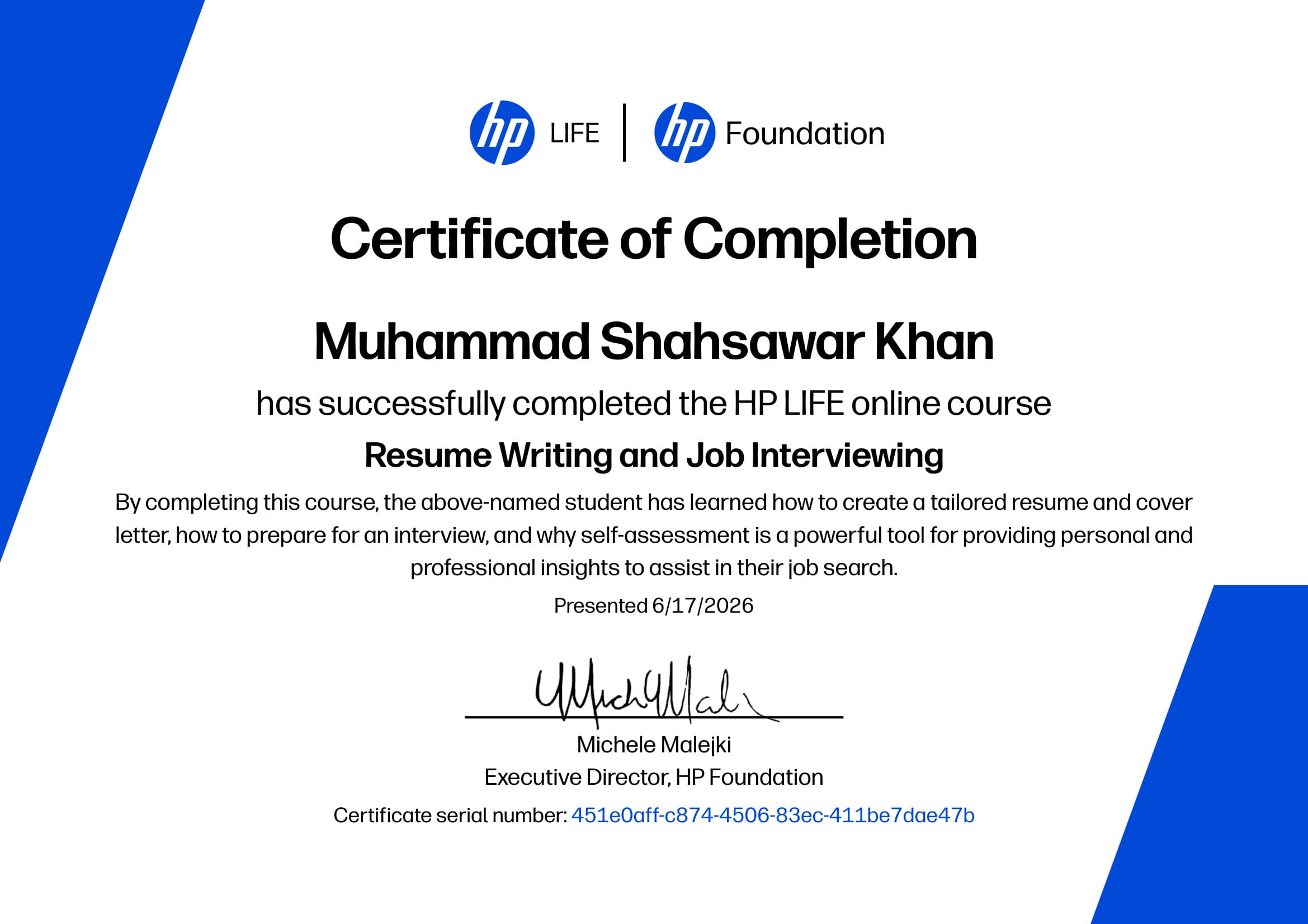 Resume Writing and Job Interviewing